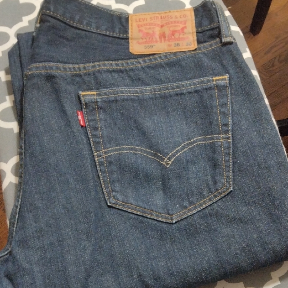 Levi's Relaxed Fit Denim Jeans - Dark Blue
